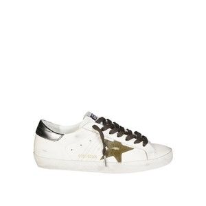 Golden Goose Superstar Leather And Star Laminated Heel Sneakers - NWT